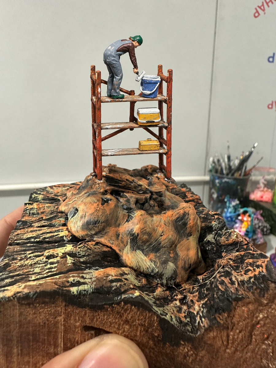 Kame Arts hand-painted diorama